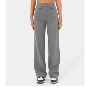 HALARA high waisted straight leg casual pants